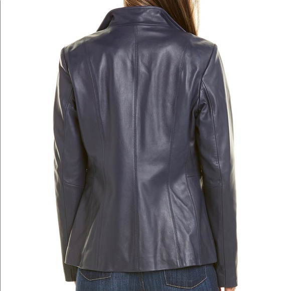 Cole Haan Leather Jacket - Picture 2 of 7